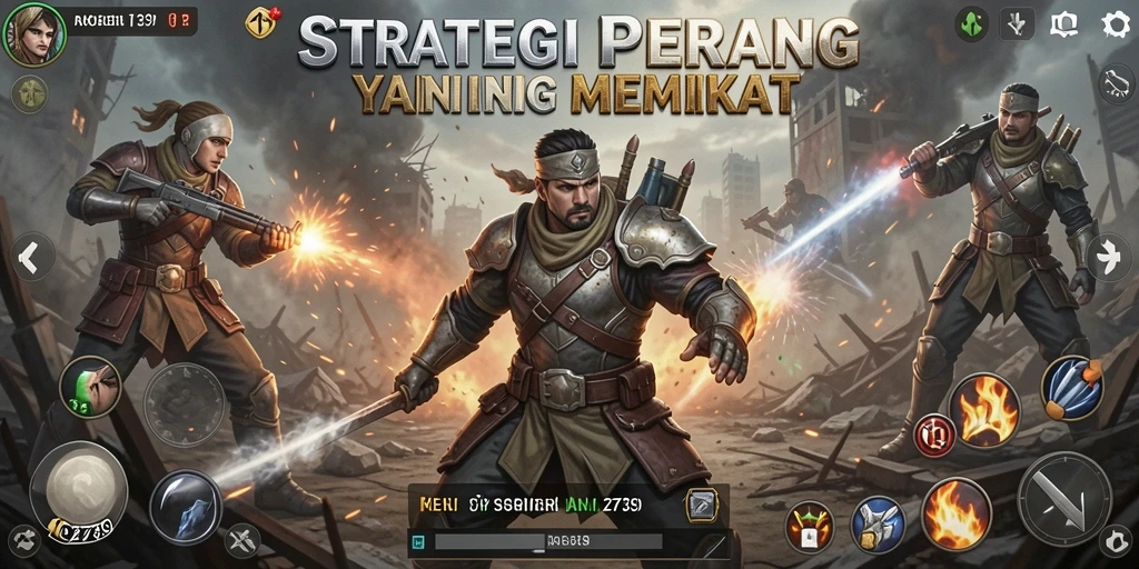 Screenshot utama 2739 yang menampilkan pertempuran strategi yang intens.