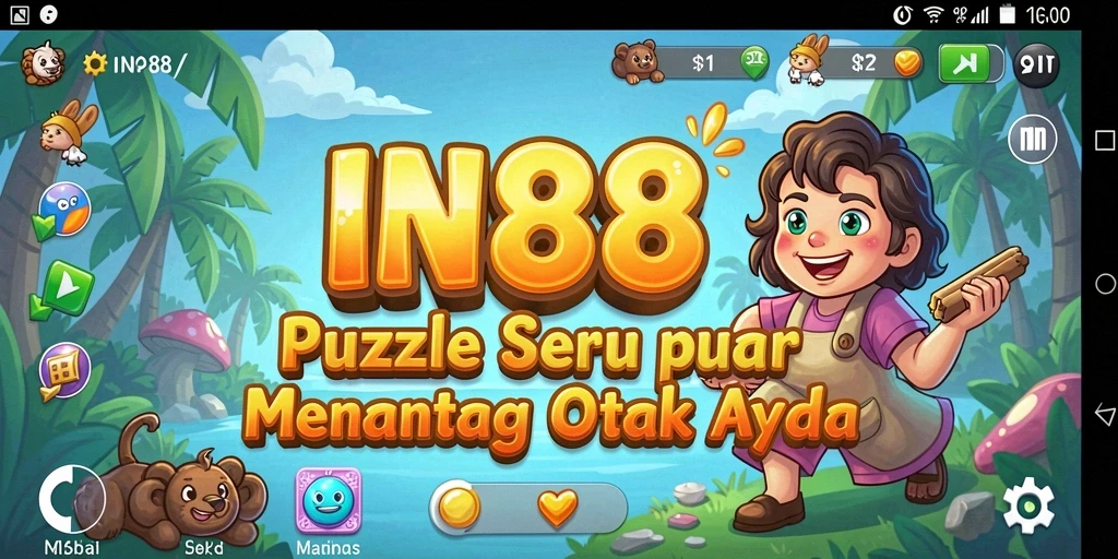 Tampilan gameplay seru dan menantang dari IN88.