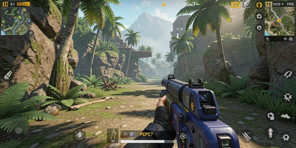 Tangkapan layar dari gameplay mendebarkan dan seru dalam PCPC7.
